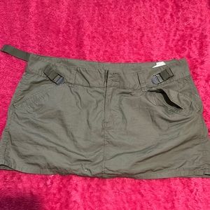 Army Green H&M mini skirt
